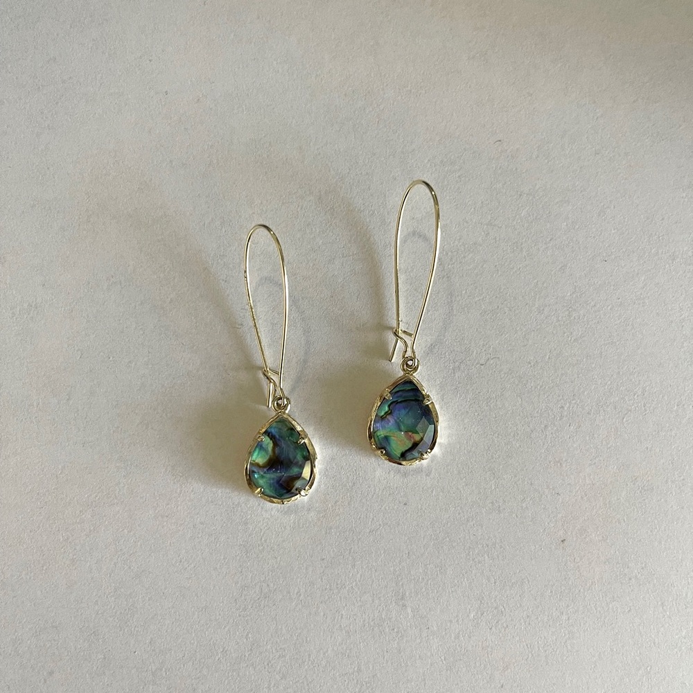Kendra Scott Abalone Shell Dee Earrings